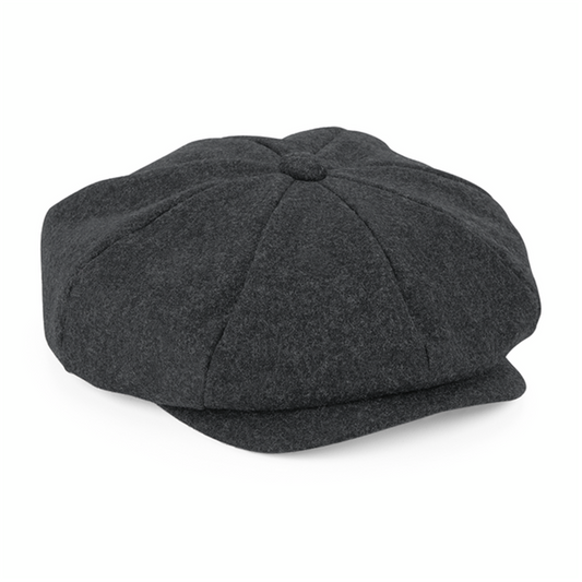 Tasker & Shaw | Luxury Menswear | Melton wook Baker boy cap