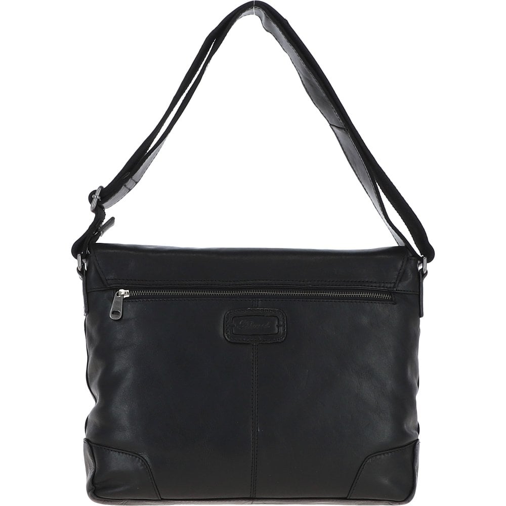 Tasker & Shaw | Luxury Menswear | Oscar medium leather messenger bag