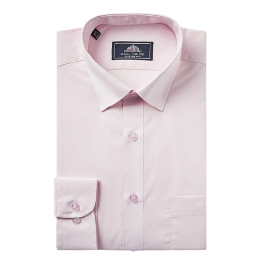 Tasker & Shaw | Luxury Menswear | CLASSIC FIT PINK SINGLE CUFF SHIRT