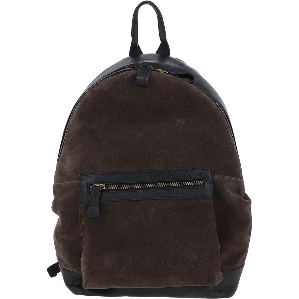 Tasker & Shaw | Luxury Menswear | Tucker luxury suede & leather backpack
