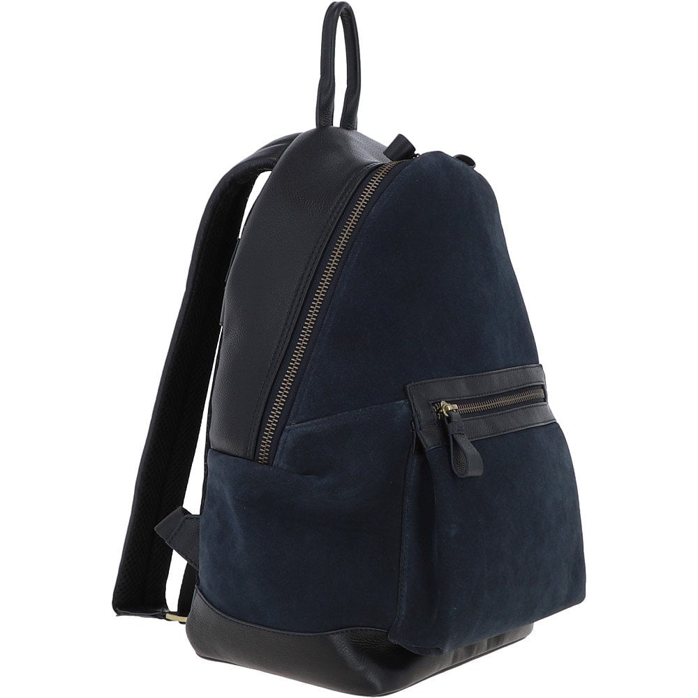 Tasker & Shaw | Luxury Menswear | Tucker luxury suede & leather backpack
