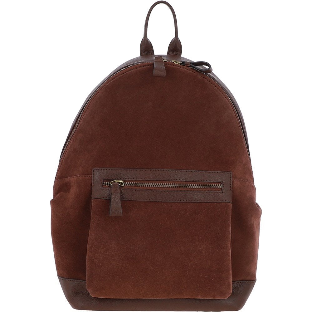 Tasker & Shaw | Luxury Menswear | Tucker luxury suede & leather backpack