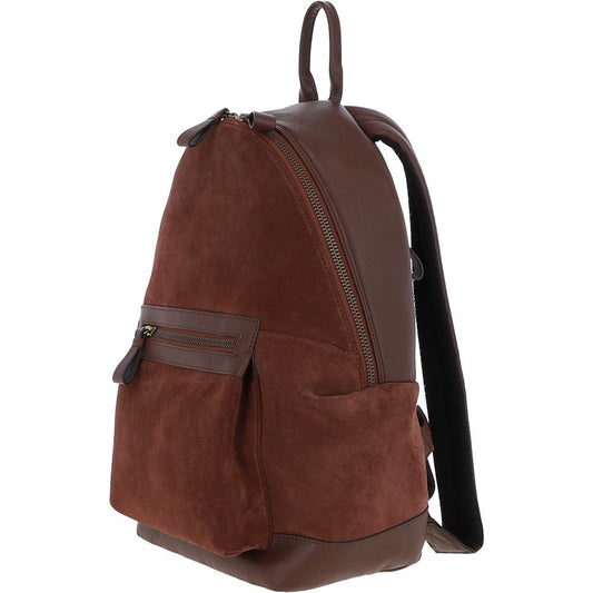 Tasker & Shaw | Luxury Menswear | Tucker luxury suede & leather backpack