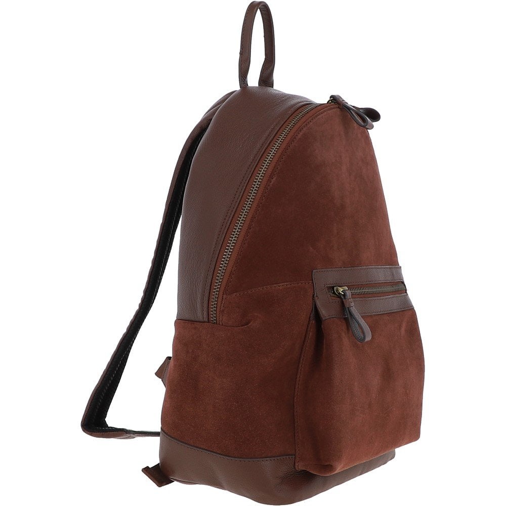 Tasker & Shaw | Luxury Menswear | Tucker luxury suede & leather backpack