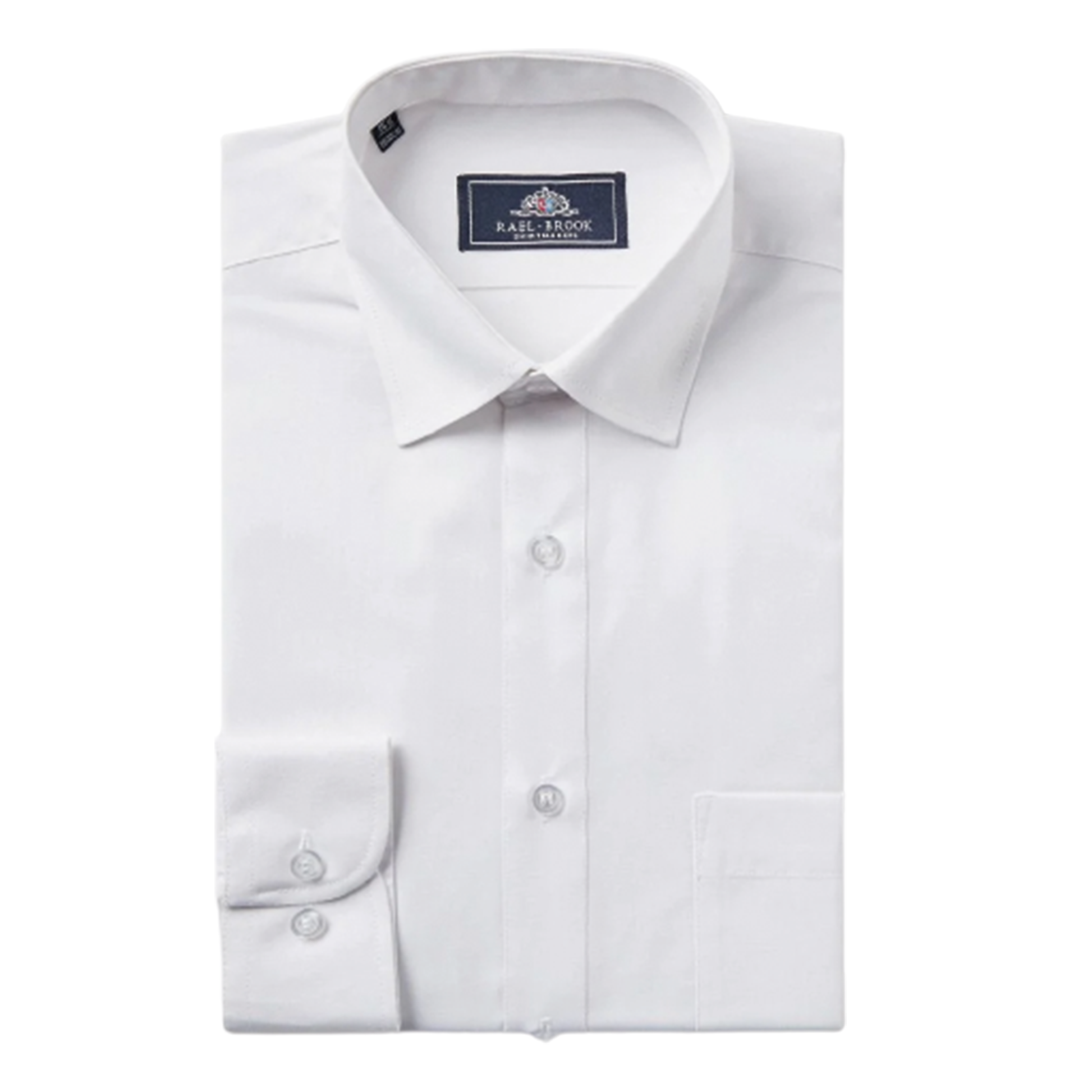 Tasker & Shaw | Luxury Menswear | CLASSIC FIT WHITE SINGLE CUFF SHIRT