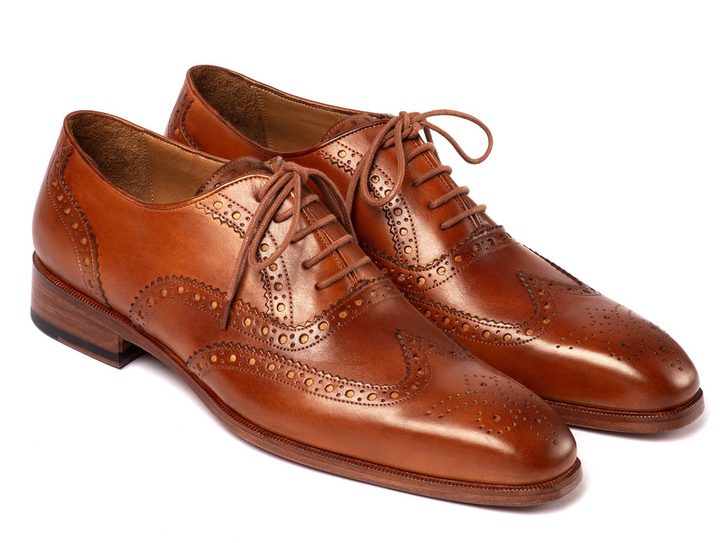 Wingtip Oxfords Mid Brown, Handmade to order.