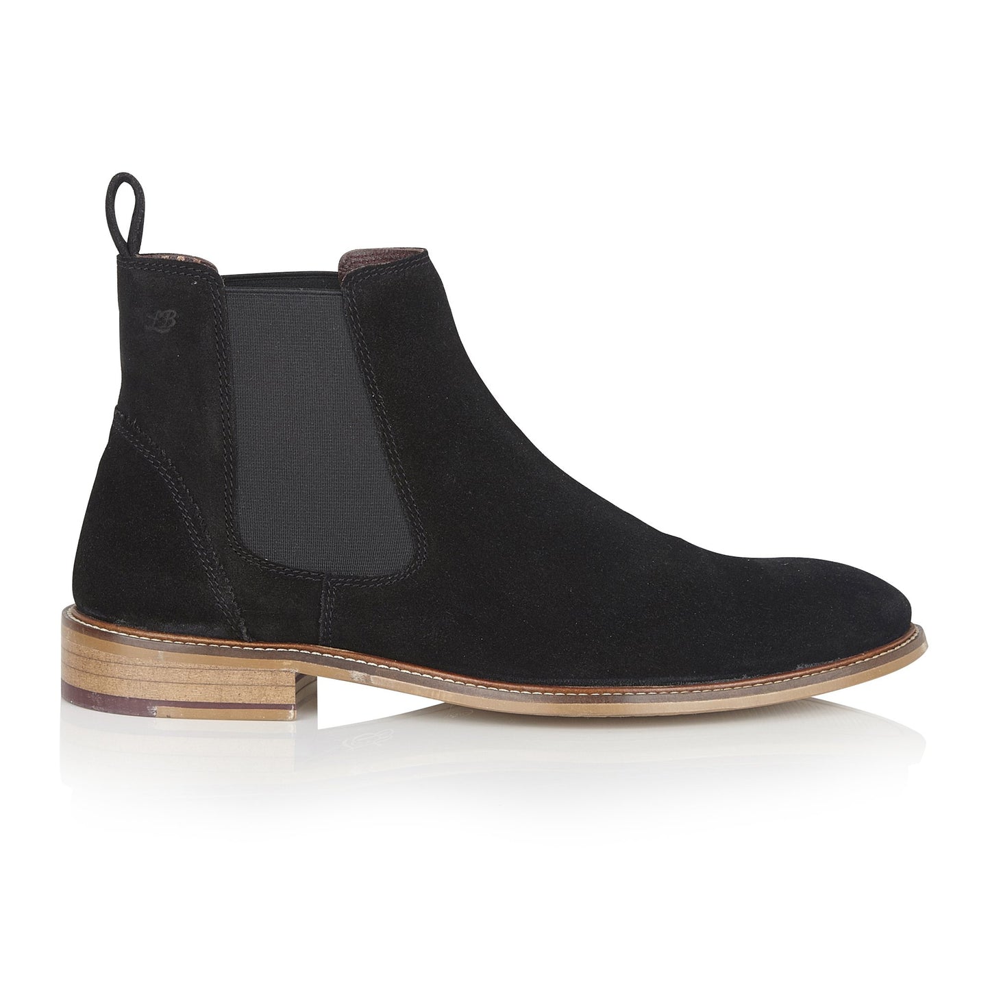 Tasker & Shaw | Luxury Menswear | Suede Chelsea Boot: Black