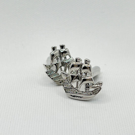 Tasker & Shaw | Luxury Menswear | Galleon Cufflinks