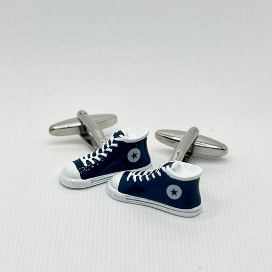 Tasker & Shaw | Luxury Menswear | Converse Baseball Boot Cufflinks 