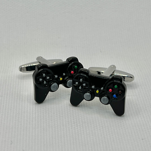 Tasker & Shaw | Luxury Menswear | Playstation controller cufflinks