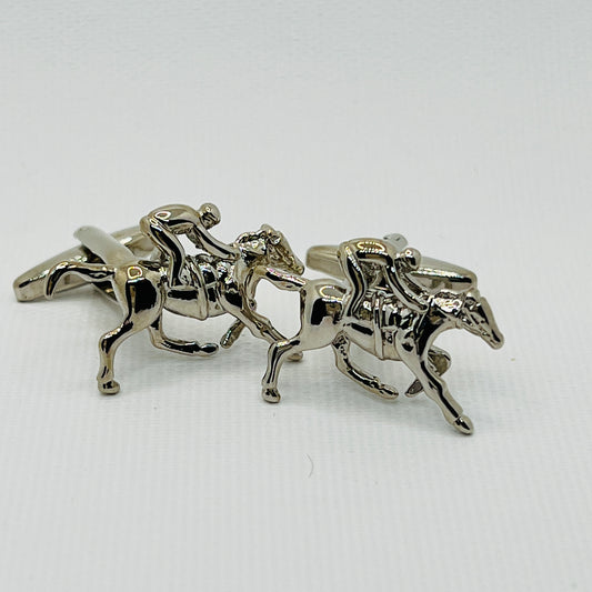 Tasker & Shaw | Luxury Menswear | Racehorse cufflinks