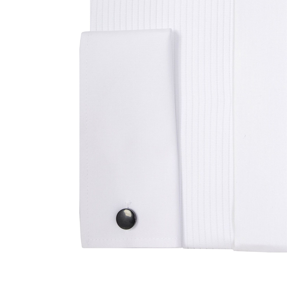 Tasker & Shaw | Luxury Menswear | CLASSIC FIT RIBBED PIQUÉ EVENING DRESS SHIRT